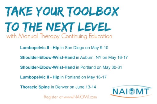 Upcoming Courses NAIOMT